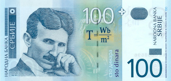 100 dinars serbes
