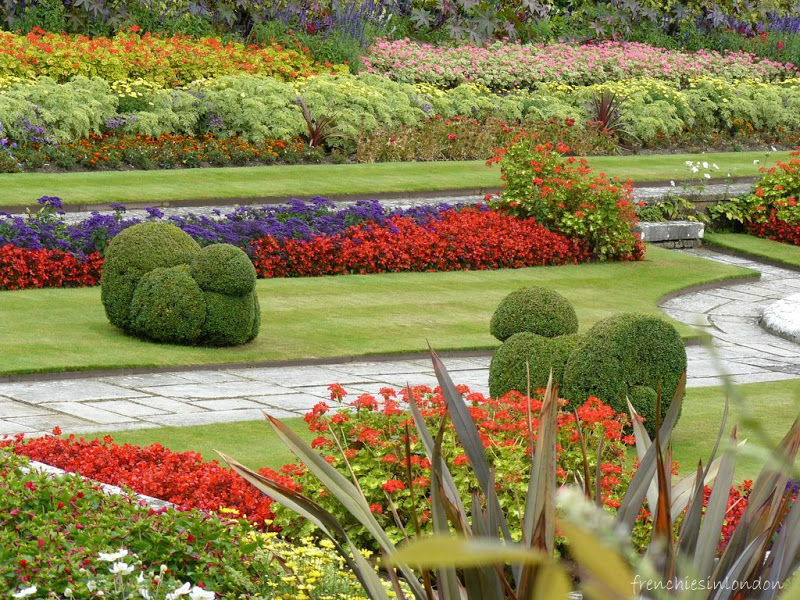 Hampton court palace jardins en fleurs