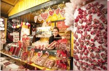 Marché de Noel de Zagreb vente de coeurs licitars