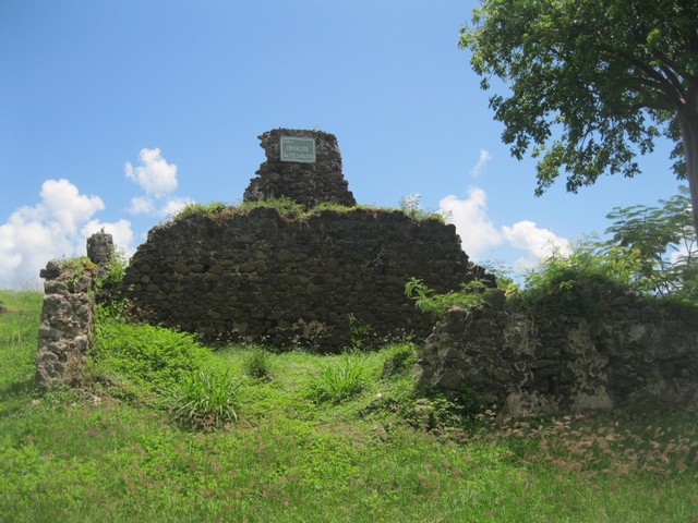 Ruines d'une habitation à Cap Chevalier