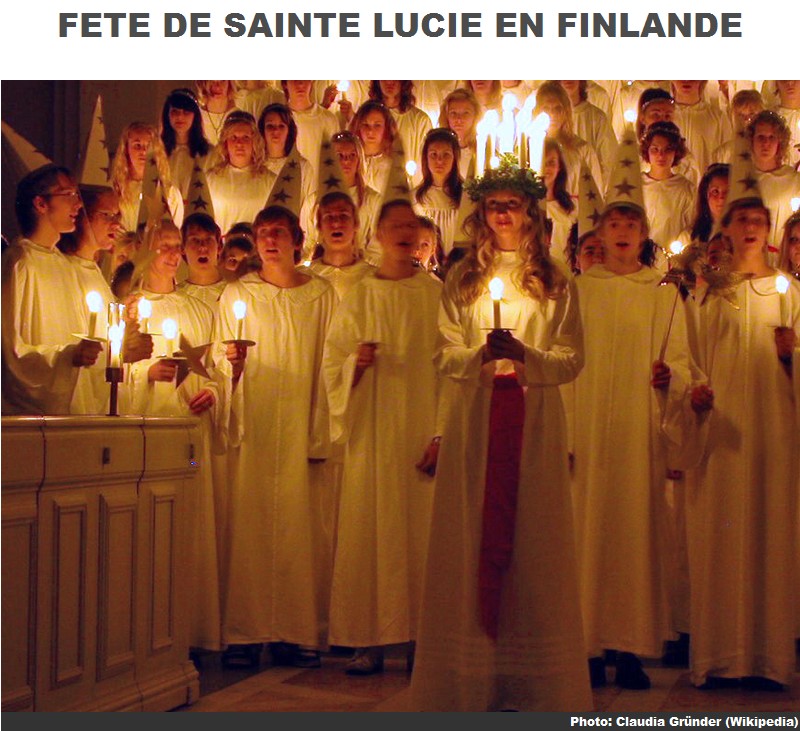 Sainte lucie en Finlande