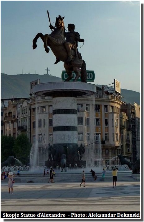Skopje Alexandre de Macédoine