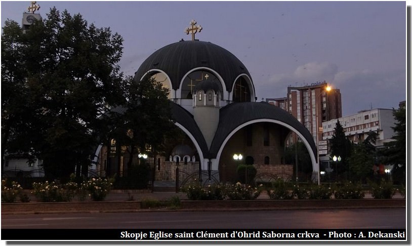 Skopje eglise saint clément d'Ohrid Saborna crkva