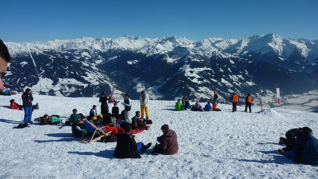 Zillertall réunion au sommet dans les Alpes tyroliennes