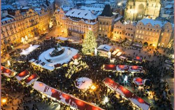 Noël à Prague, us, coutumes et traditions tchèques marche de noel prague