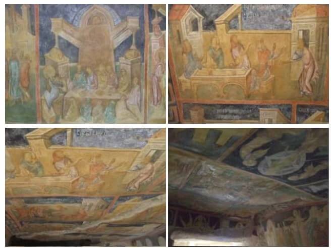 peintures rupestres du monastère Ivanovo en Bulgarie