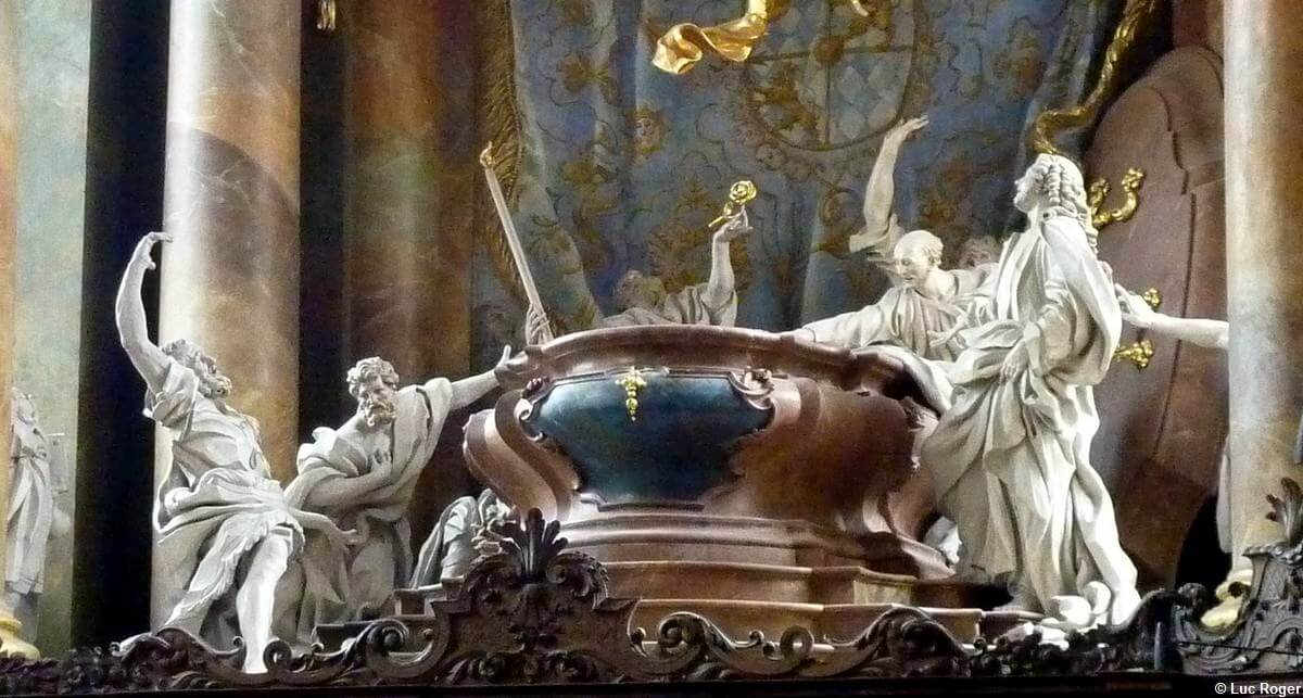 Apotres s'émerveillant devant l'Assomption de la Vierge dans l'Abbaye Rohr