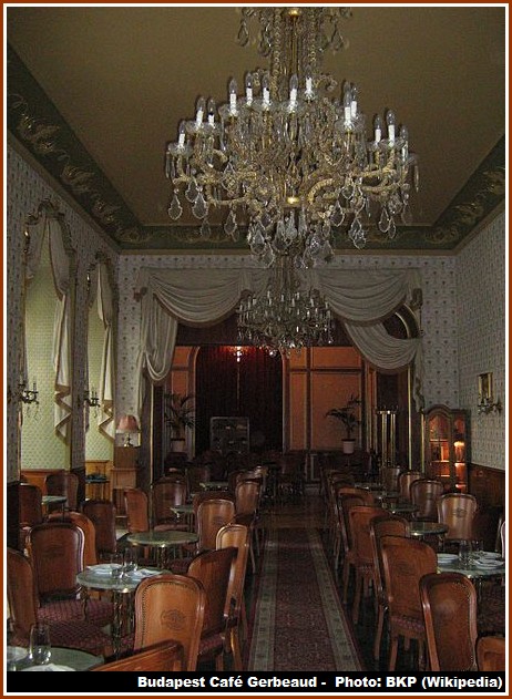 Cafe Gerbeaud Budapest Salle