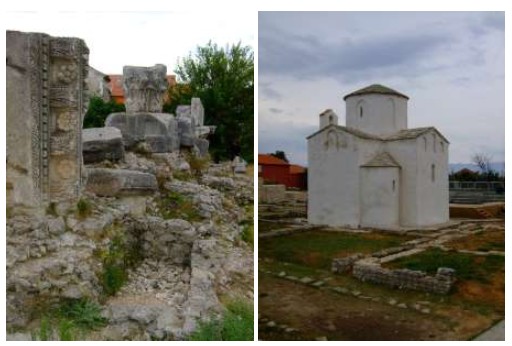 Eglise sainte croix de Nin plus ancienne église paléochrétienne de Croatie
