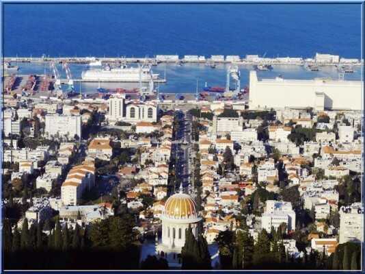 Haifa ville moderne en israel