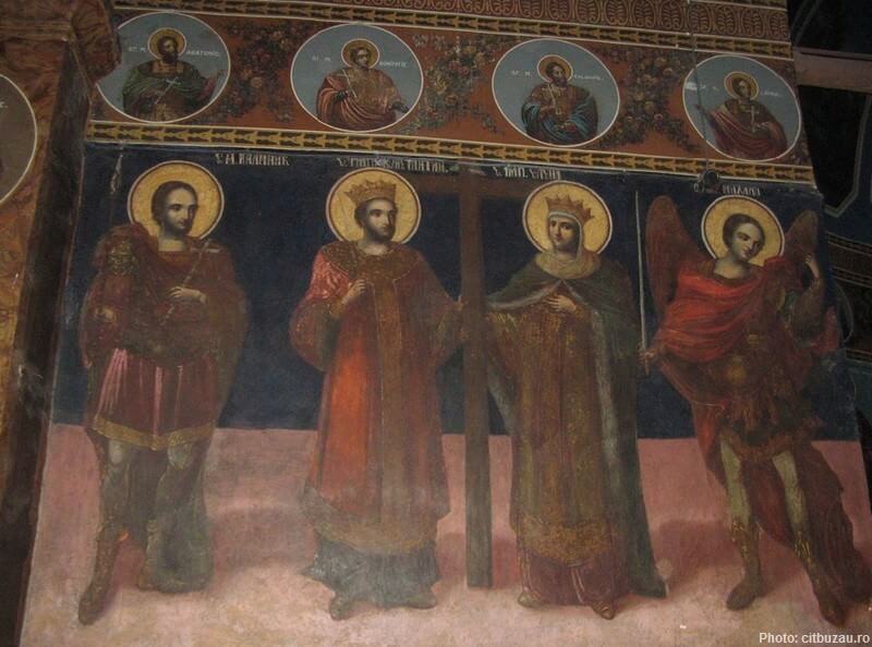 icones et fresques au monastere ciolanu
