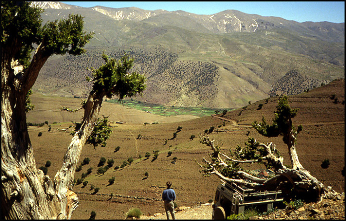Maroc Haut Atlas paysage