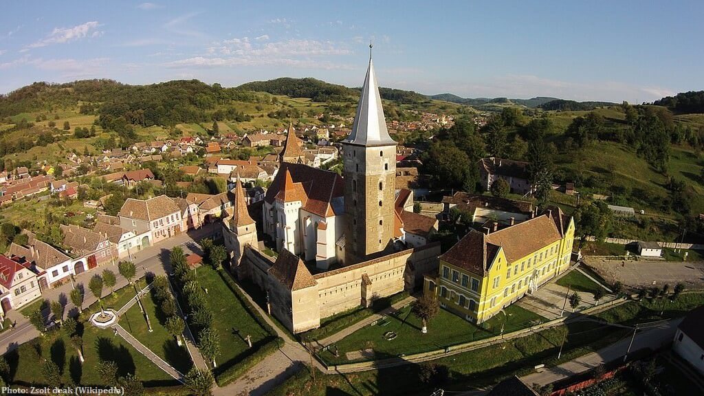 Mosna village saxon en Transylvanie près de Sibiu