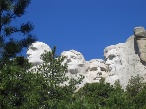 Mount Rushmore National Memorial Statues des présidents