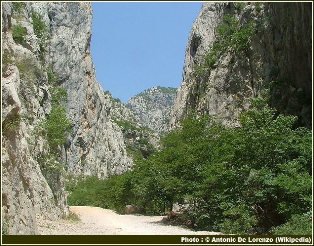 Parc national Paklenica sentier de randonnee