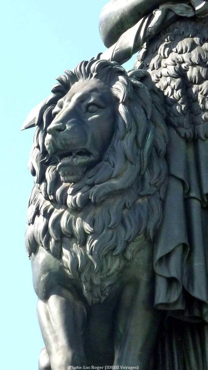 Statue du Lion de Madame Bavaria à Munich