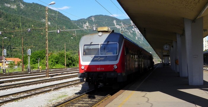 Train en Slovénie