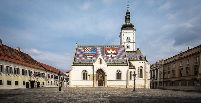Zagreb eglise saint Marc