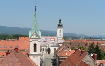 Une semaine en Croatie au départ de Zagreb ; un itinéraire entre influences continentales et maritimes Zagreb église saint Marc