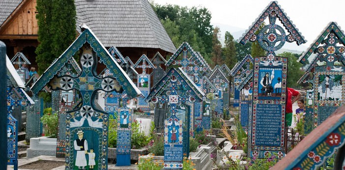 cimetière joyeux en Roumanie