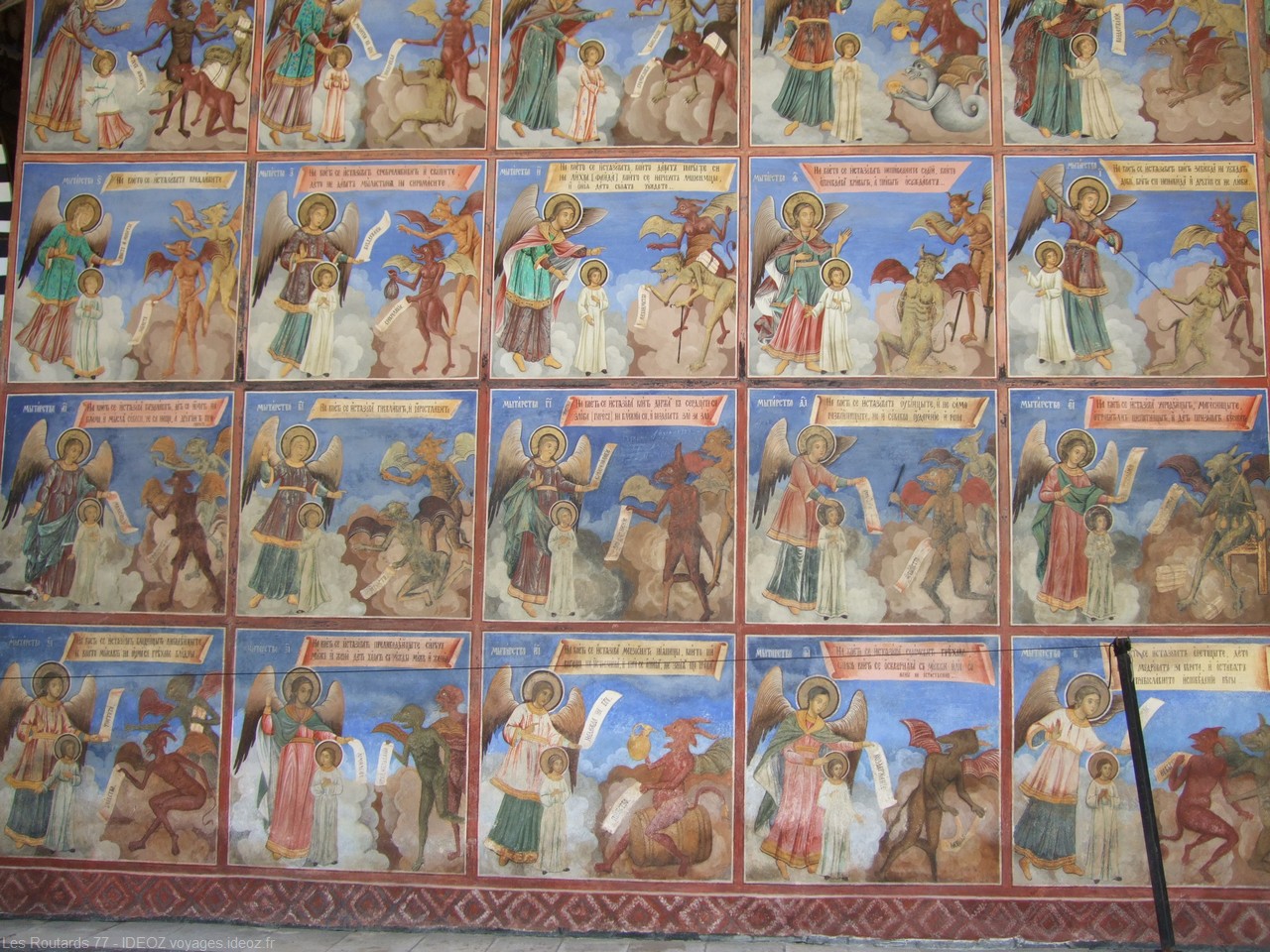 fresques du monastère de Rila