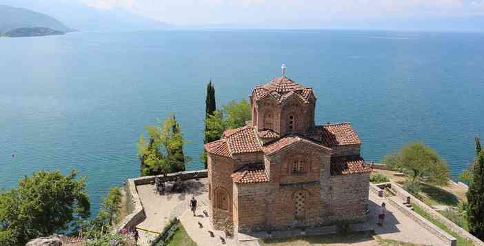 monastère d'Ohrid en Macédoine