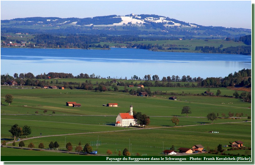 paysage baviere lac forggensee