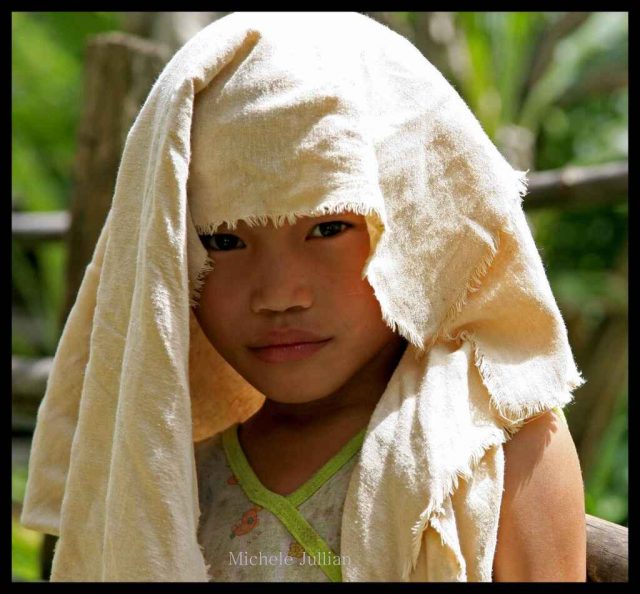 portrait d'enfant en thailande