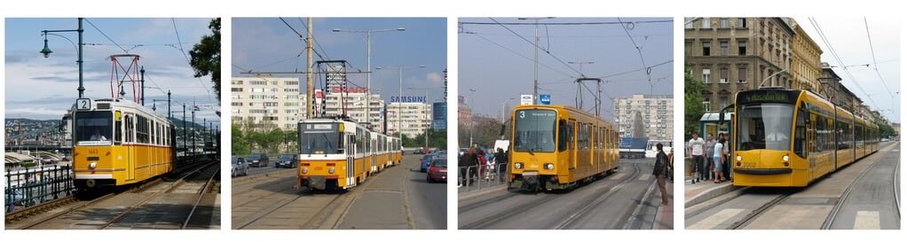 trams à Budapest