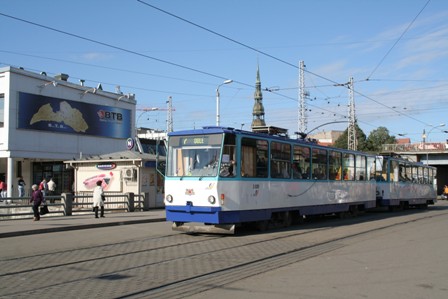 transports en commun riga tramway trolley
