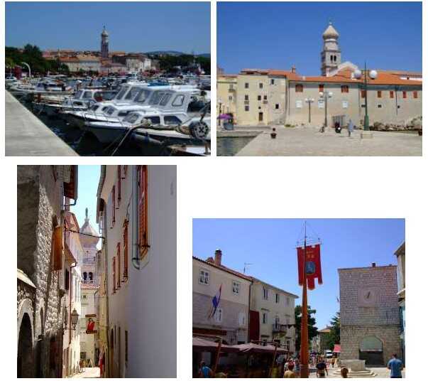 ville de krk sur l'ile de krk