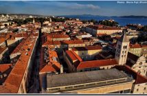 vue aerienne Zadar