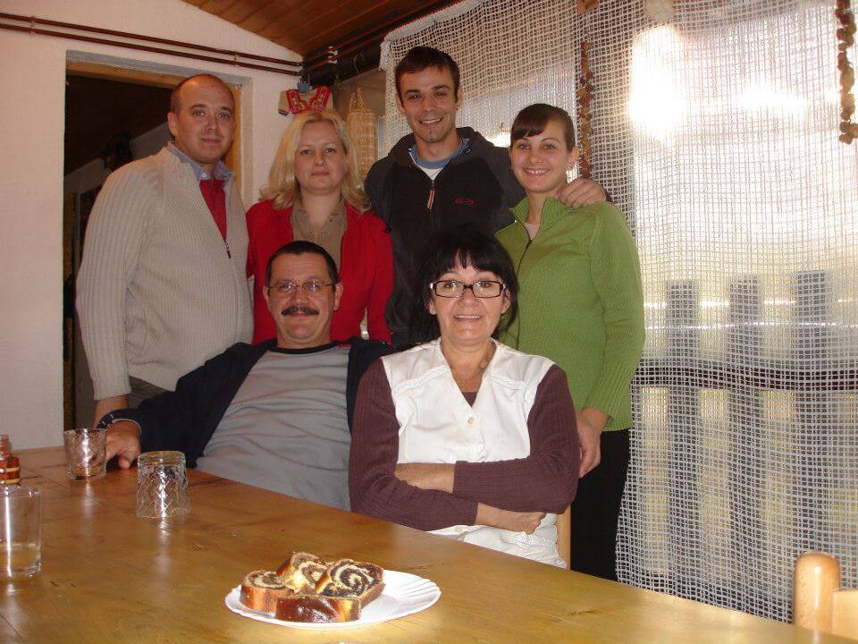 Famille Lackovic à Bilje en Slavonie