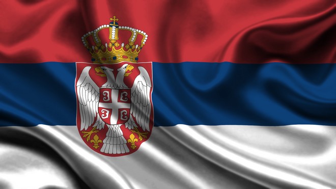 serbie drapeau