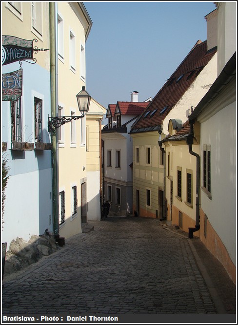 Bratislava Rue pavée
