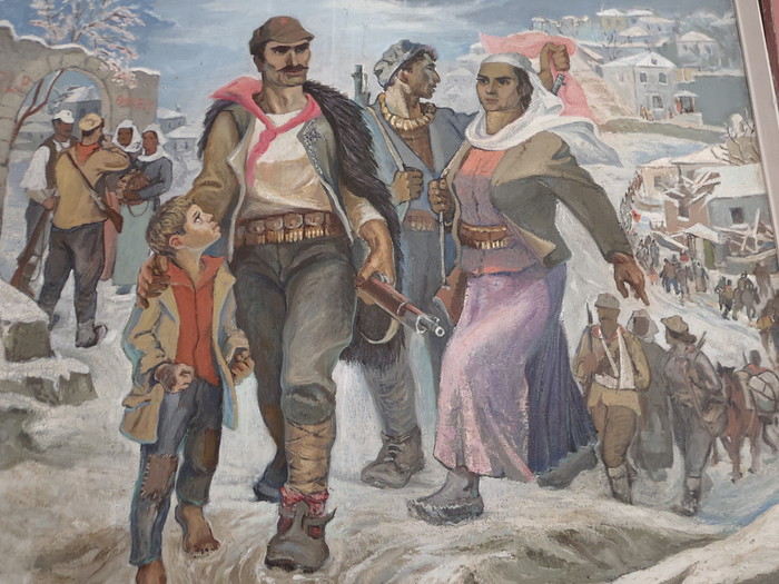 Musee Gjirokaster tableau albanais