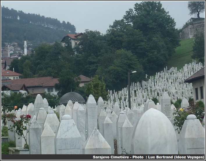 Sarajevo cimetiere sur les collines