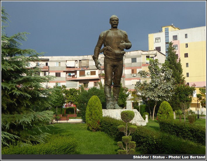 Shkoder Statue