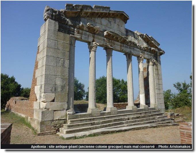 Apollonia  site antique géant Albanie