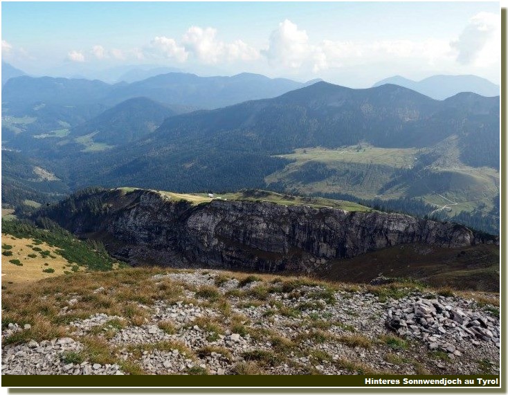 massif Hinteres Sonnwendjoch au Tyrol autriche
