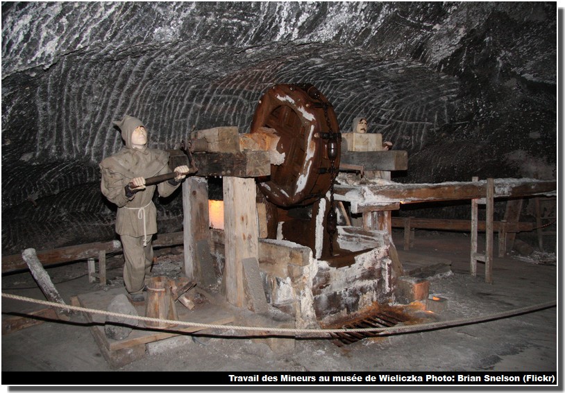 Mine de sel Wieliczka musée travail des mineurs