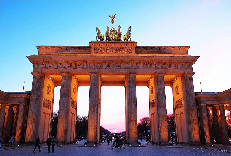 Berlin porte de brandebourg