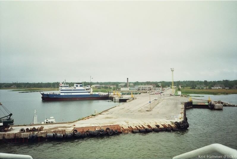 Ile Hiiumaa embarcadere du ferry