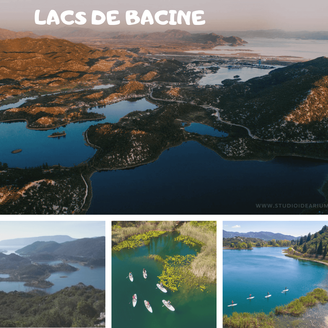 lacs de Bacine près du delta de la Neretva