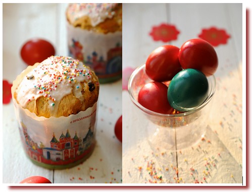 koulitch oeufs decores de paques orthodoxe