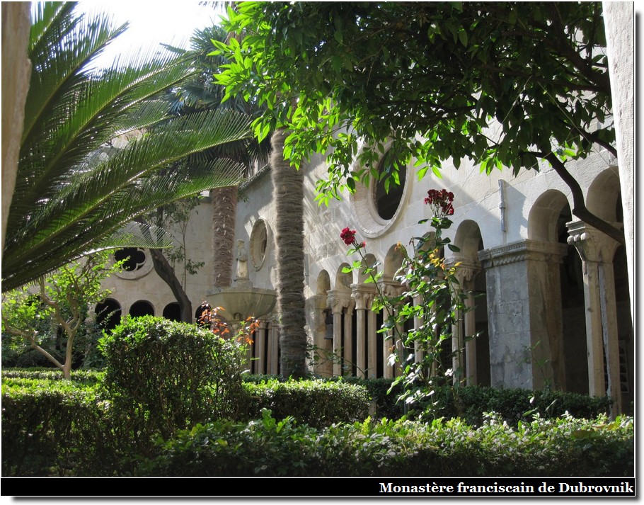 Dubrovnik cloitre monastere franciscain