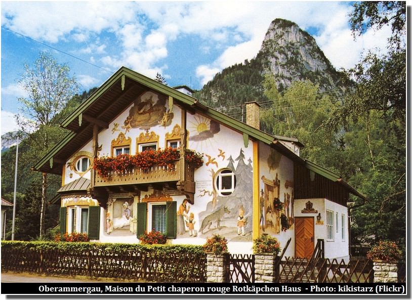 Oberammergau maison du petit chaperon rouge