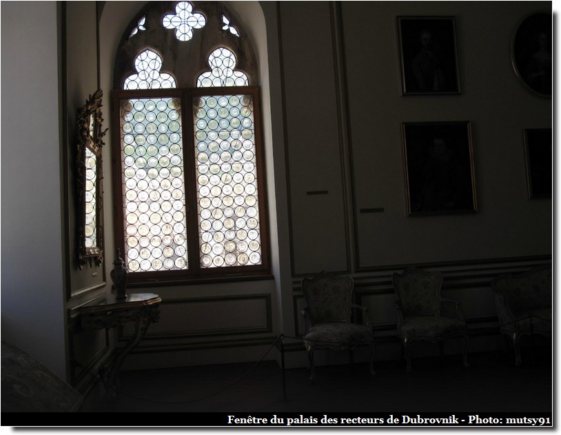 dubrovnik palais des recteurs fenetre