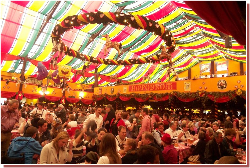 hippodrom fête de la bière Munich Oktoberfest