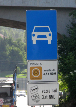 Vinjeta vignette autoroute en slovénie